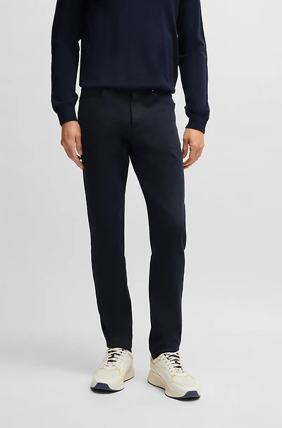 Porsche x BOSS tapered-fit jeans blue performance-stretch denim