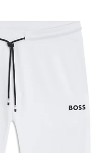 Active stretch-gabardine tracksuit bottoms with thermoregulating technology