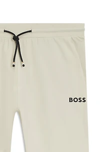 Active stretch-gabardine tracksuit bottoms with thermoregulating technology