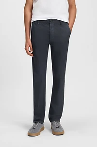 Slim-fit pants stretch cotton