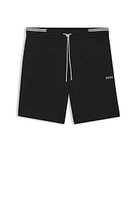 shorts with stripe details