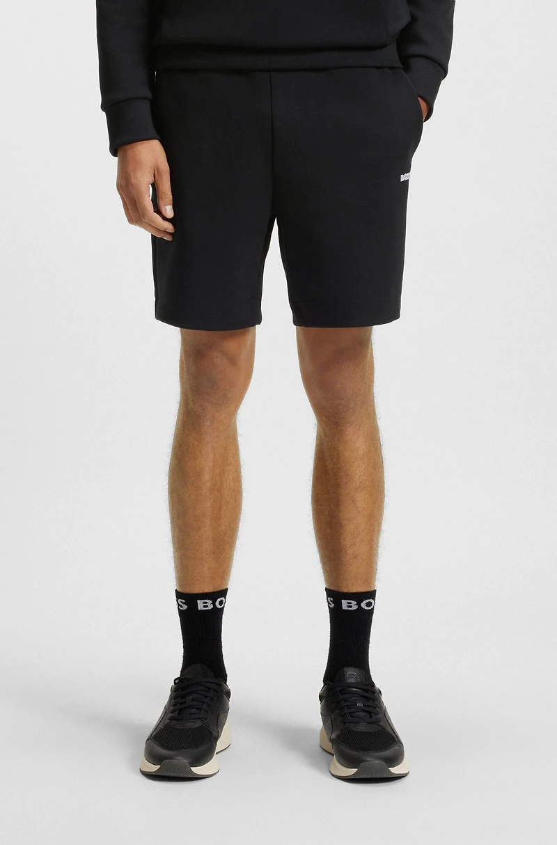 shorts with stripe details
