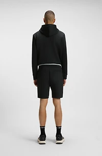 shorts with stripe details