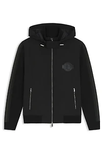 Porsche x BOSS hybrid jacket with sleeve stripes