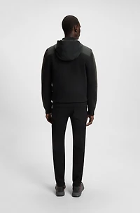 Porsche x BOSS hybrid jacket with sleeve stripes