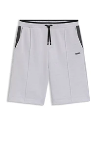 Relaxed-fit shorts quilted jacquard