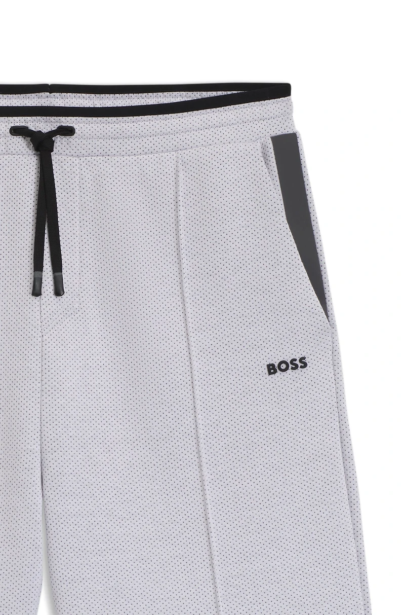 Relaxed-fit shorts quilted jacquard