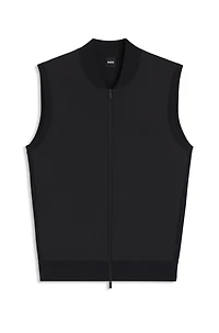 Regular-fit gilet with weather protection