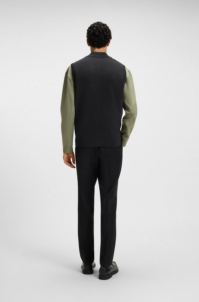 Regular-fit gilet with weather protection