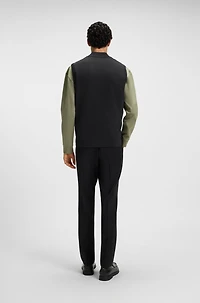 Regular-fit gilet with weather protection