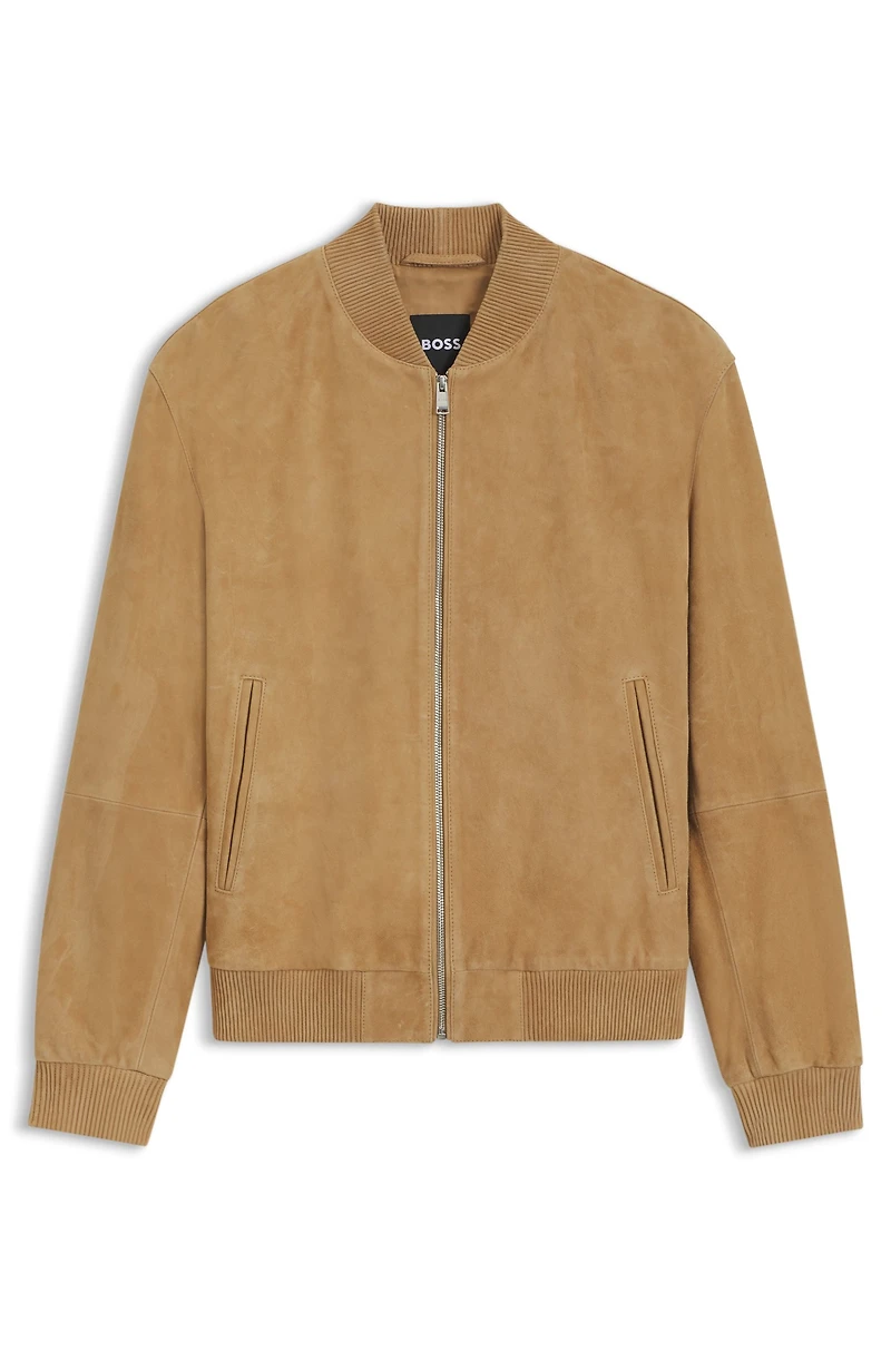 Regular-fit biker jacket Metis suede