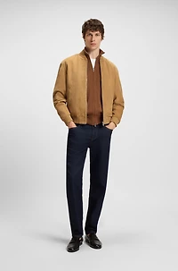 Regular-fit biker jacket Metis suede