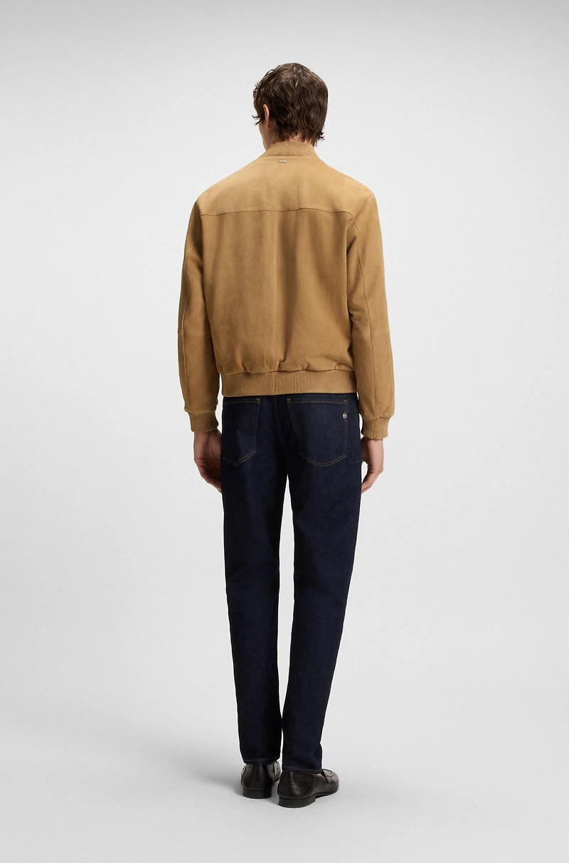 Regular-fit biker jacket Metis suede