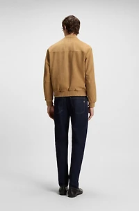 Regular-fit biker jacket Metis suede
