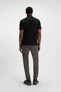 Porsche x BOSS polo shirt cotton with moisture control