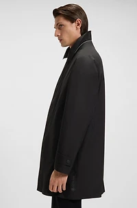 GORE-TEX® water-repellent collared coat