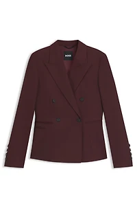 Slim-fit blazer virgin-wool twill