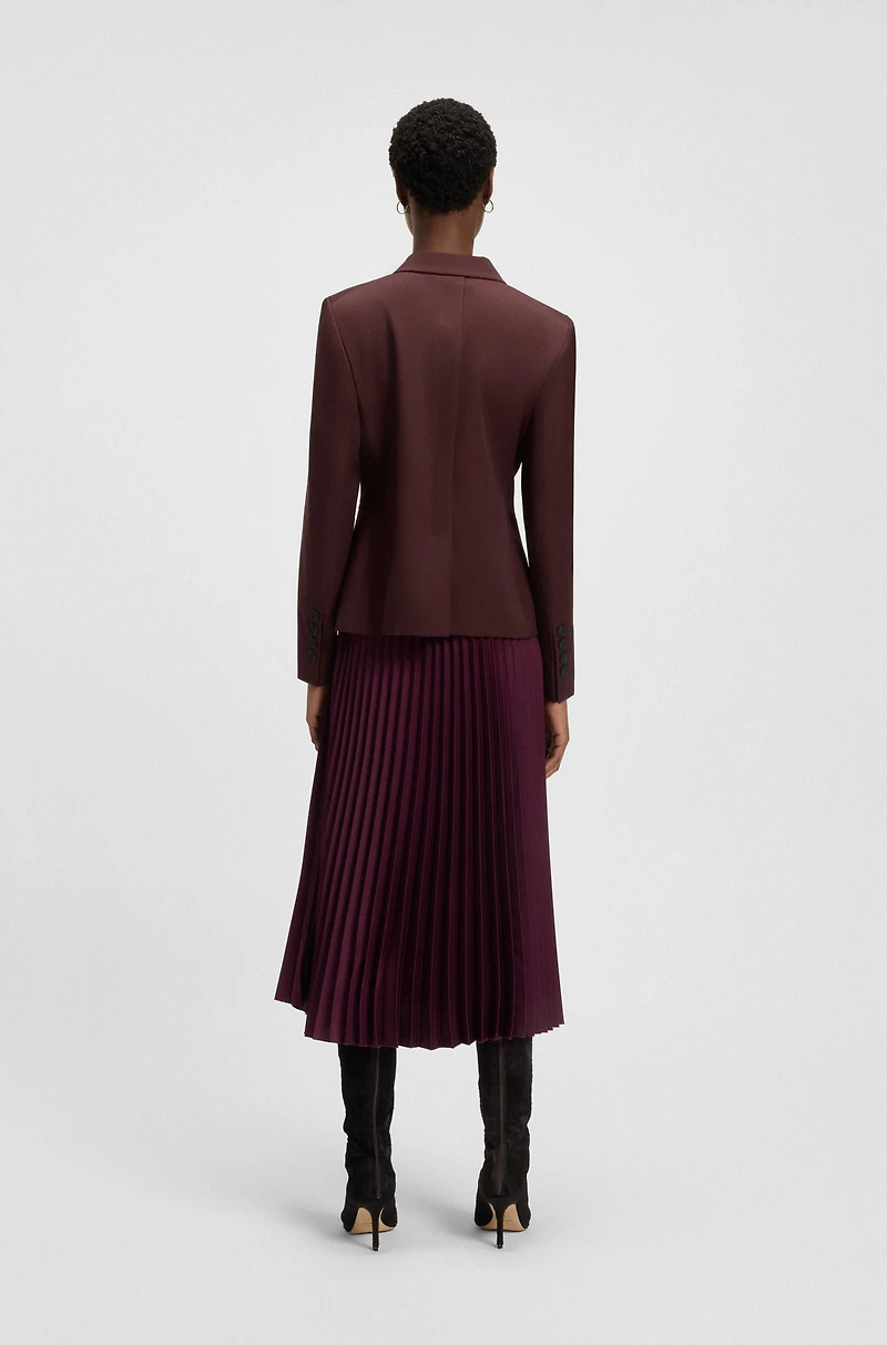 Slim-fit blazer virgin-wool twill