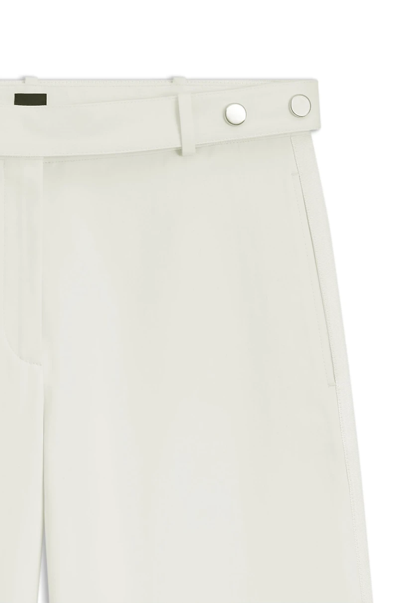 Relaxed-fit trousers cotton canvas