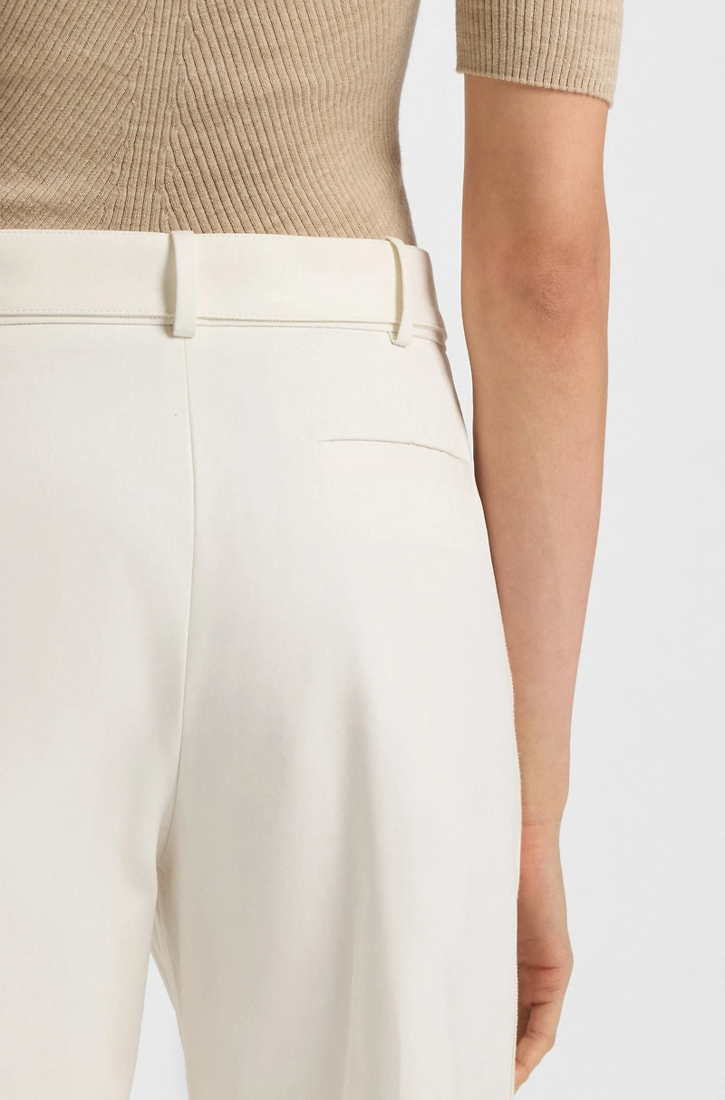 Relaxed-fit trousers cotton canvas