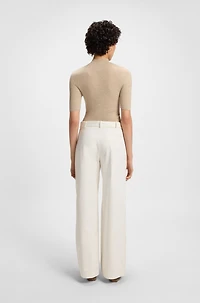 Relaxed-fit trousers cotton canvas