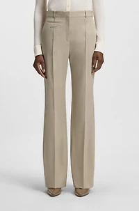 Regular-fit trousers virgin-wool twill