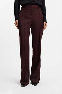 Regular-fit trousers virgin-wool twill
