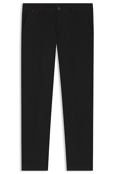 Slim-fit trousers stretch-cotton twill