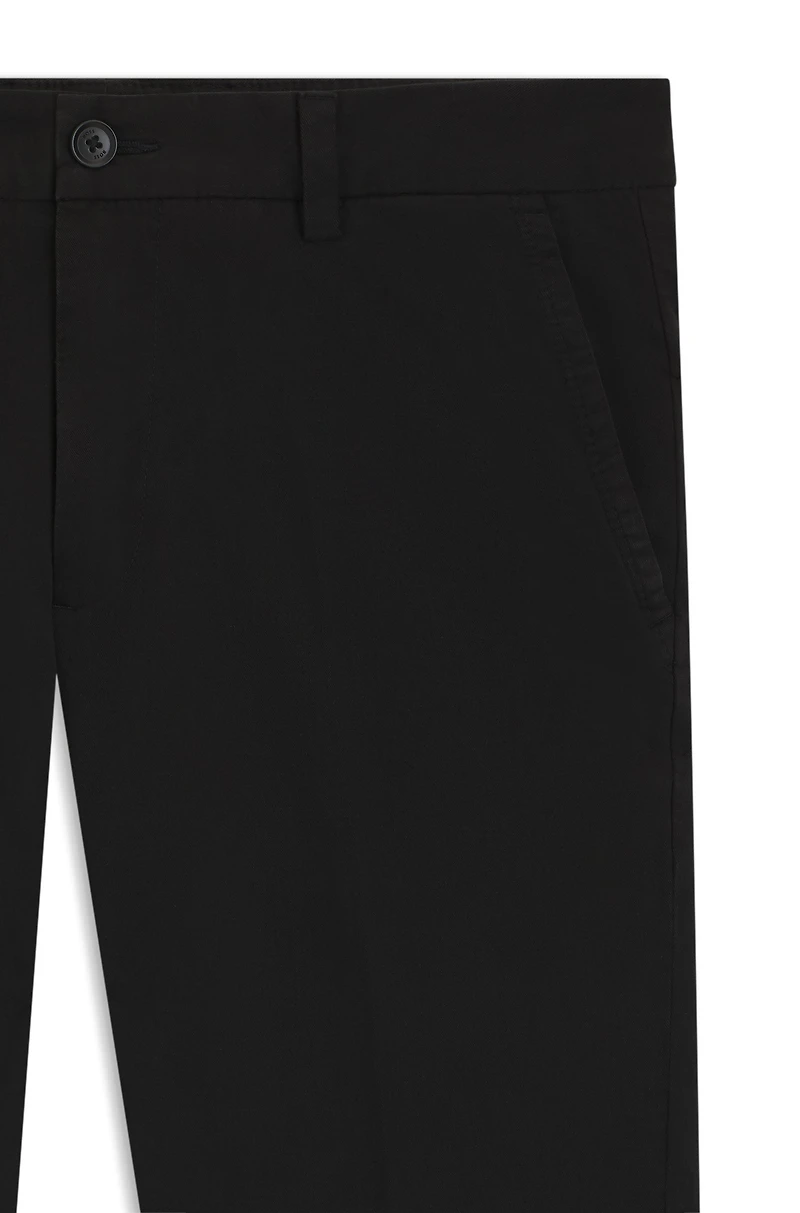 Slim-fit trousers stretch-cotton twill