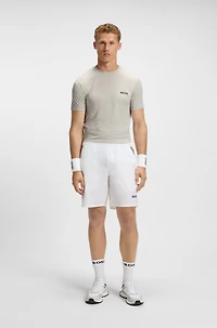 Active stretch-jersey slim-fit T-shirt with moisture management