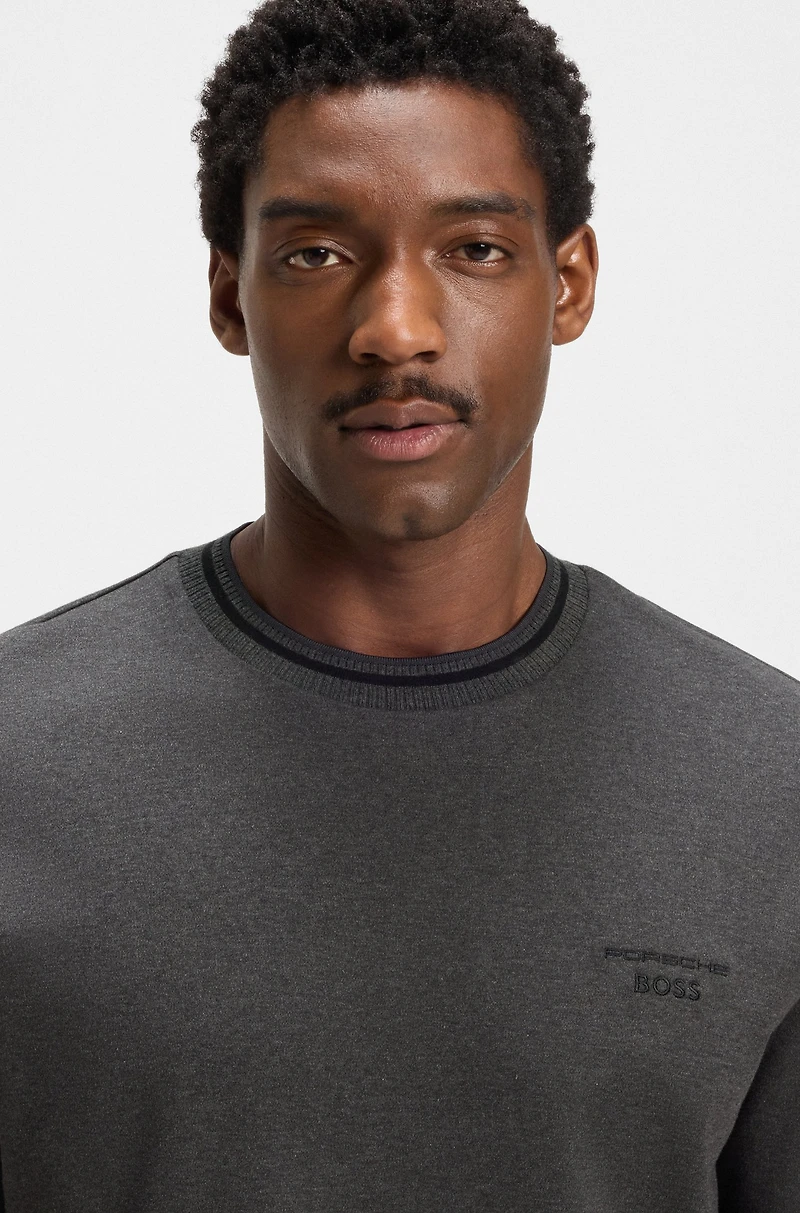 Porsche x BOSS anti-perspiration T-shirt cotton