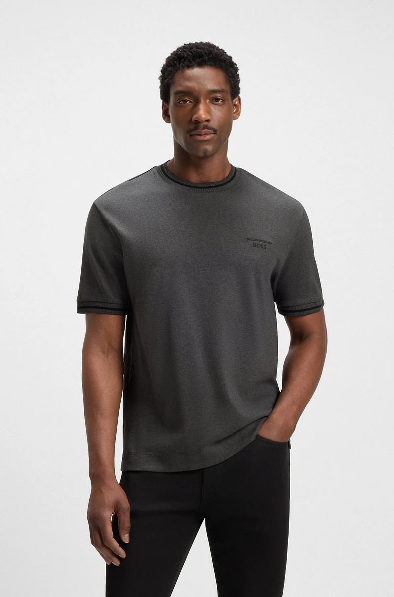 Porsche x BOSS anti-perspiration T-shirt cotton