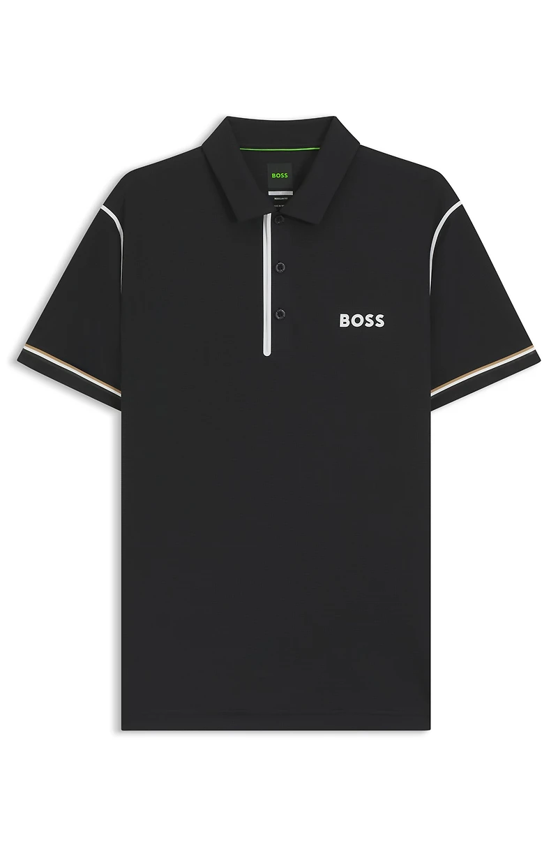 Active Paddy golf polo shirt ripstop fabric
