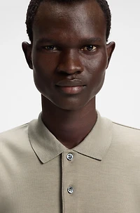Regular-fit polo shirt mercerized cotton