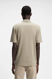 Regular-fit polo shirt mercerized cotton