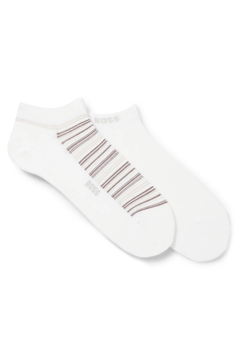 Two-pack of stretch socks in an ankle length