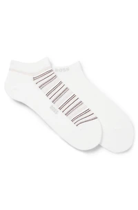 Two-pack of stretch socks in an ankle length