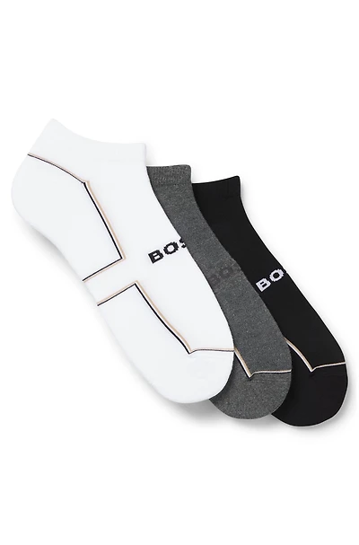 Two-pack of ankle-length socks in cotton