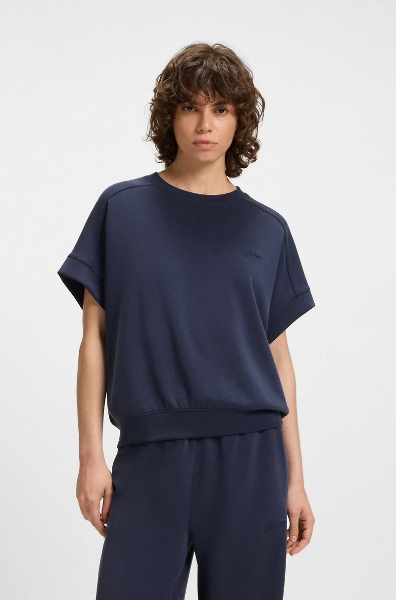 Regular-fit T-shirt with handwritten logo