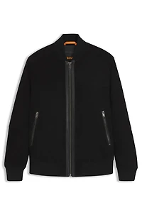 Regular-fit jacket suede