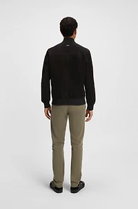 Regular-fit jacket suede