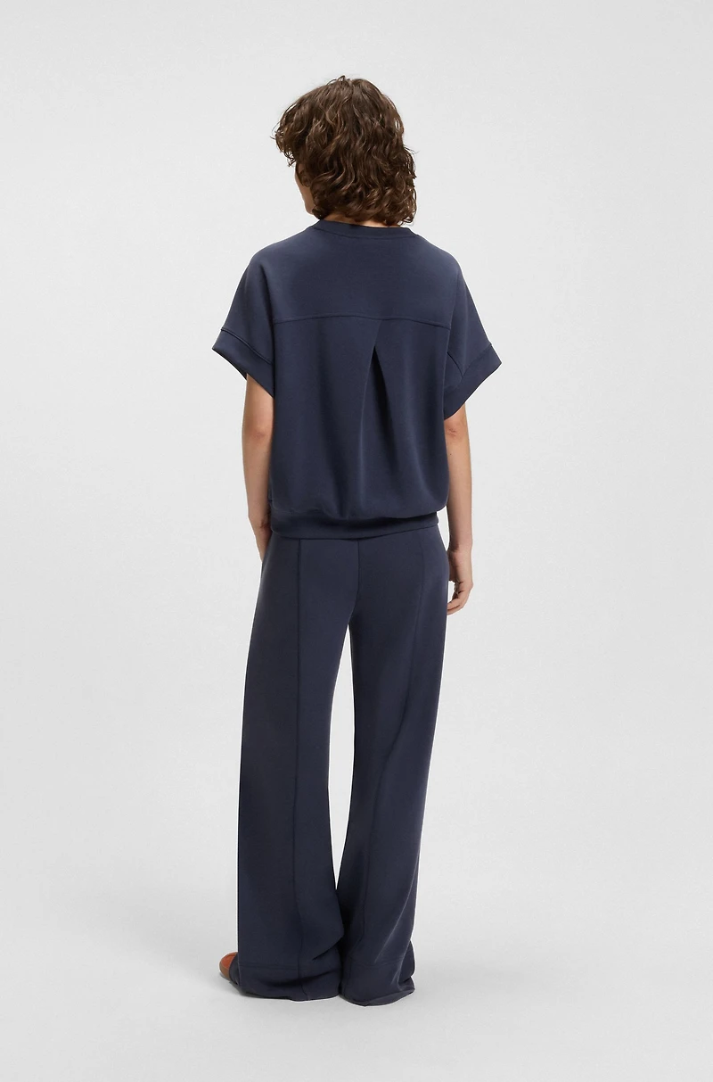 Relaxed-fit tracksuit bottoms with embroidered logo