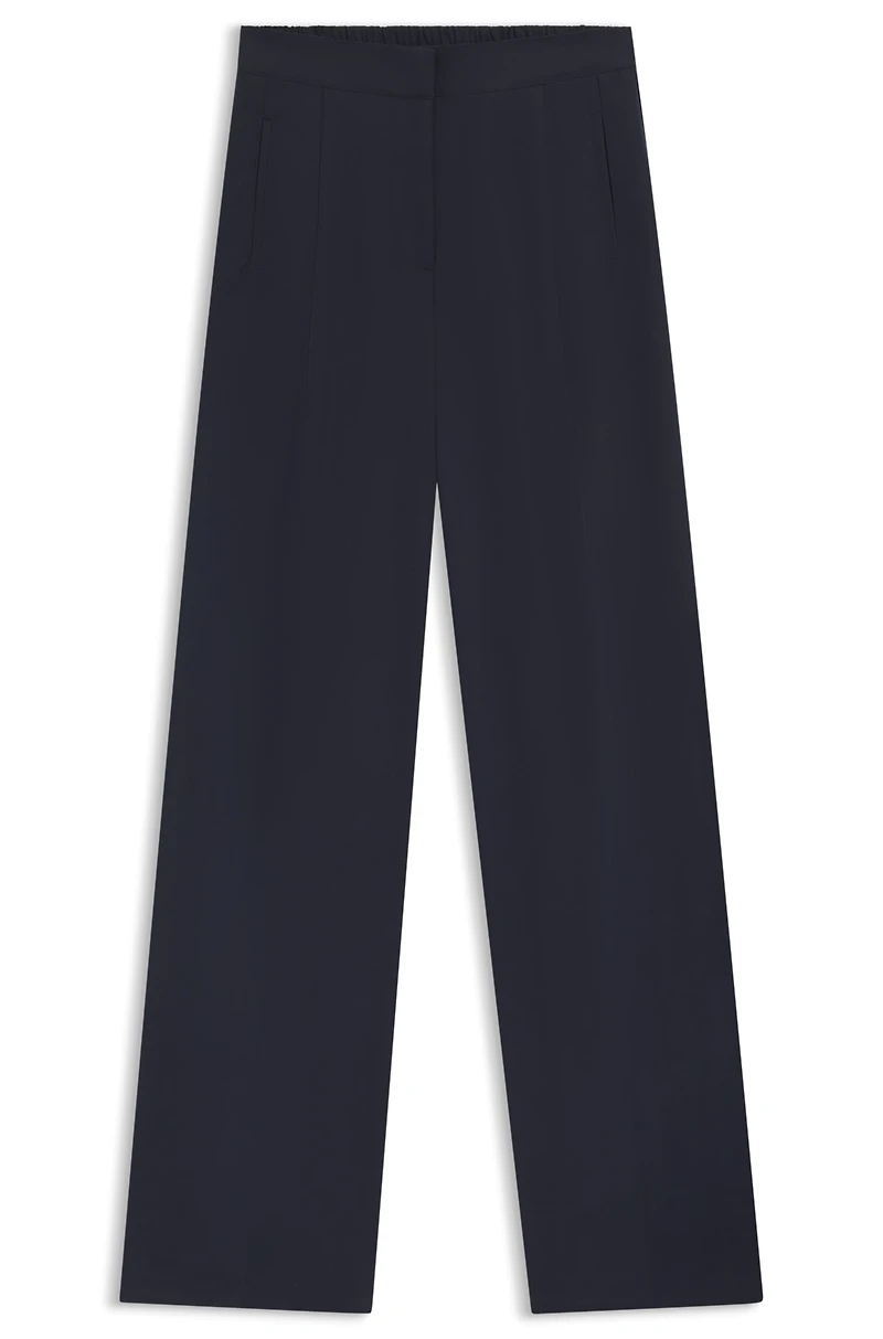 Formal trousers with pleat details