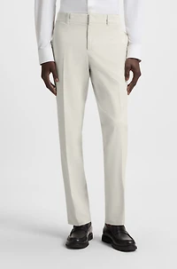 Packable slim-fit trousers performance-stretch fabric