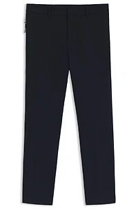 Packable slim-fit trousers performance-stretch fabric