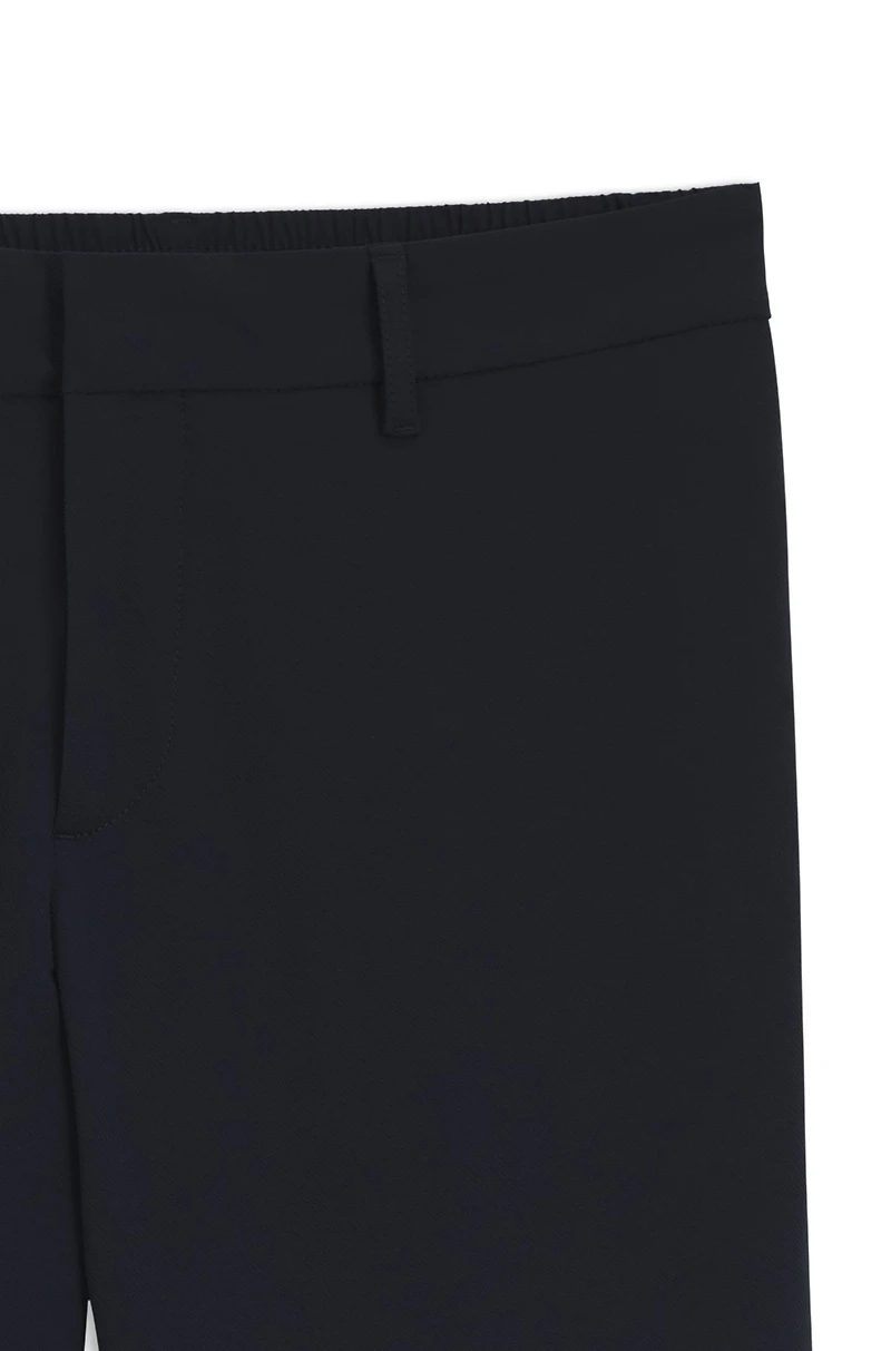 Packable slim-fit trousers performance-stretch fabric