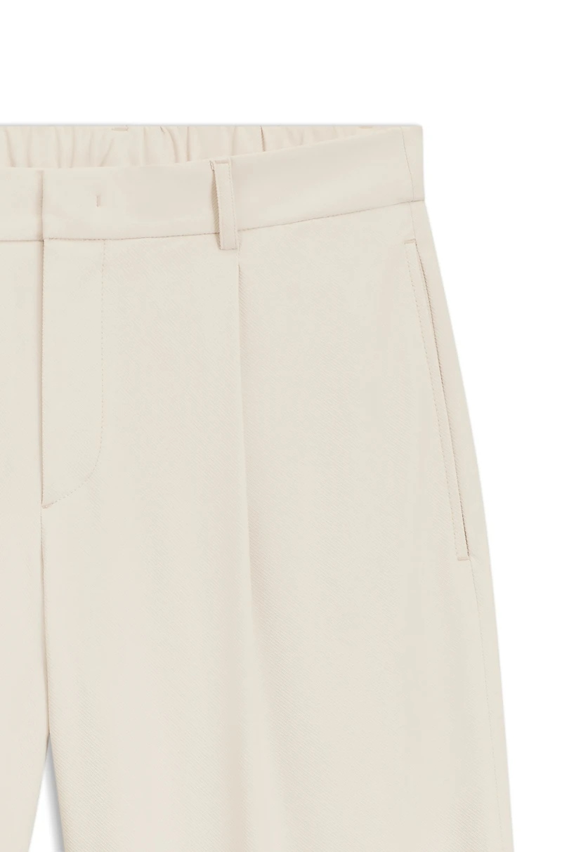 Relaxed-fit trousers water-repellent stretch fabric