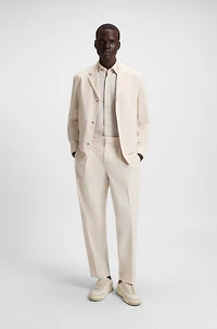 Relaxed-fit trousers water-repellent stretch fabric
