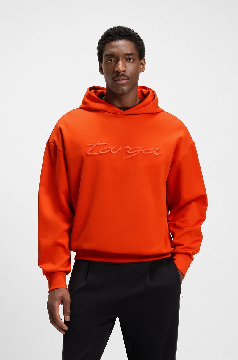 Porsche x BOSS hoodie with Targa logo