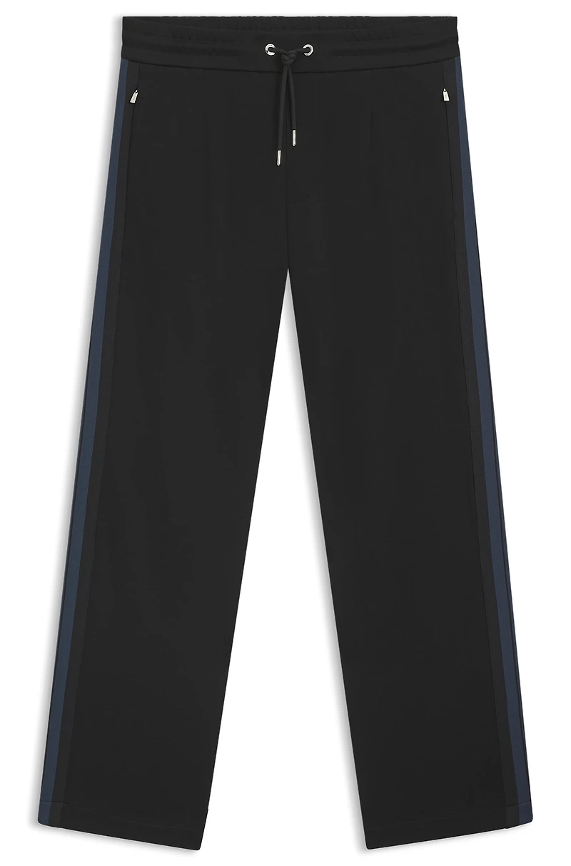 Porsche x BOSS tracksuit bottoms with side stripes